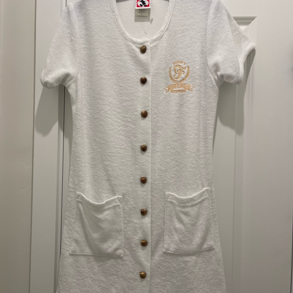 Vintage Disney Cover Up 90’s NWOT Grand Floridian Beach Resort Terry Cloth Dress
